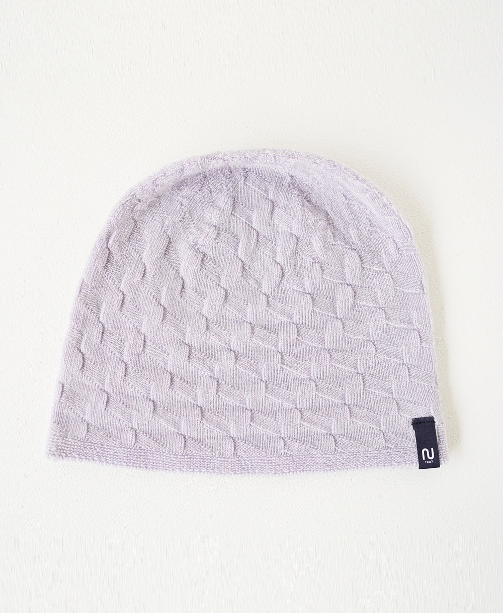 よく伸びる薄手ビーニー帽【カシミアブレンド】