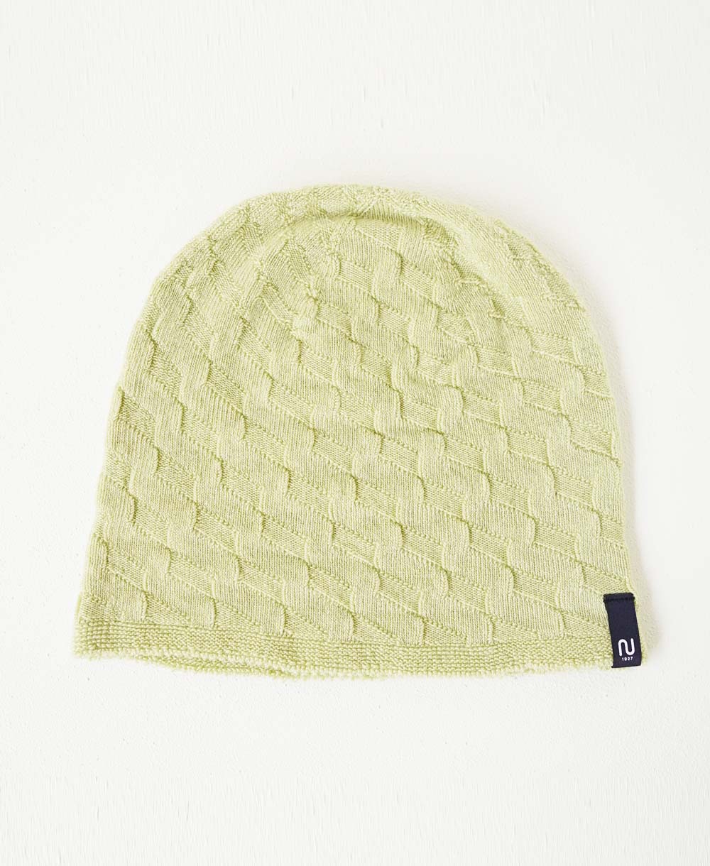 よく伸びる薄手ビーニー帽【カシミアブレンド】