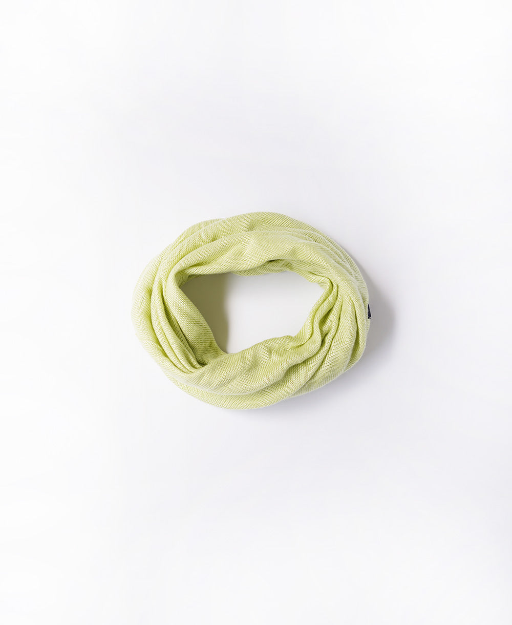 ねじりネックウォーマー【ふわふわシルク】