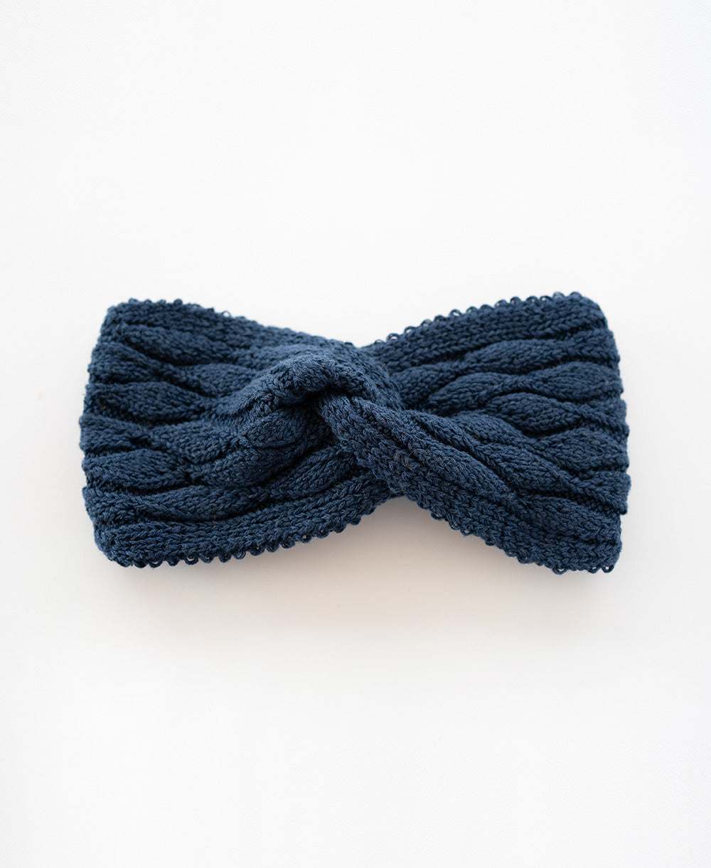 葉っぱ模様のターバン【リネン】