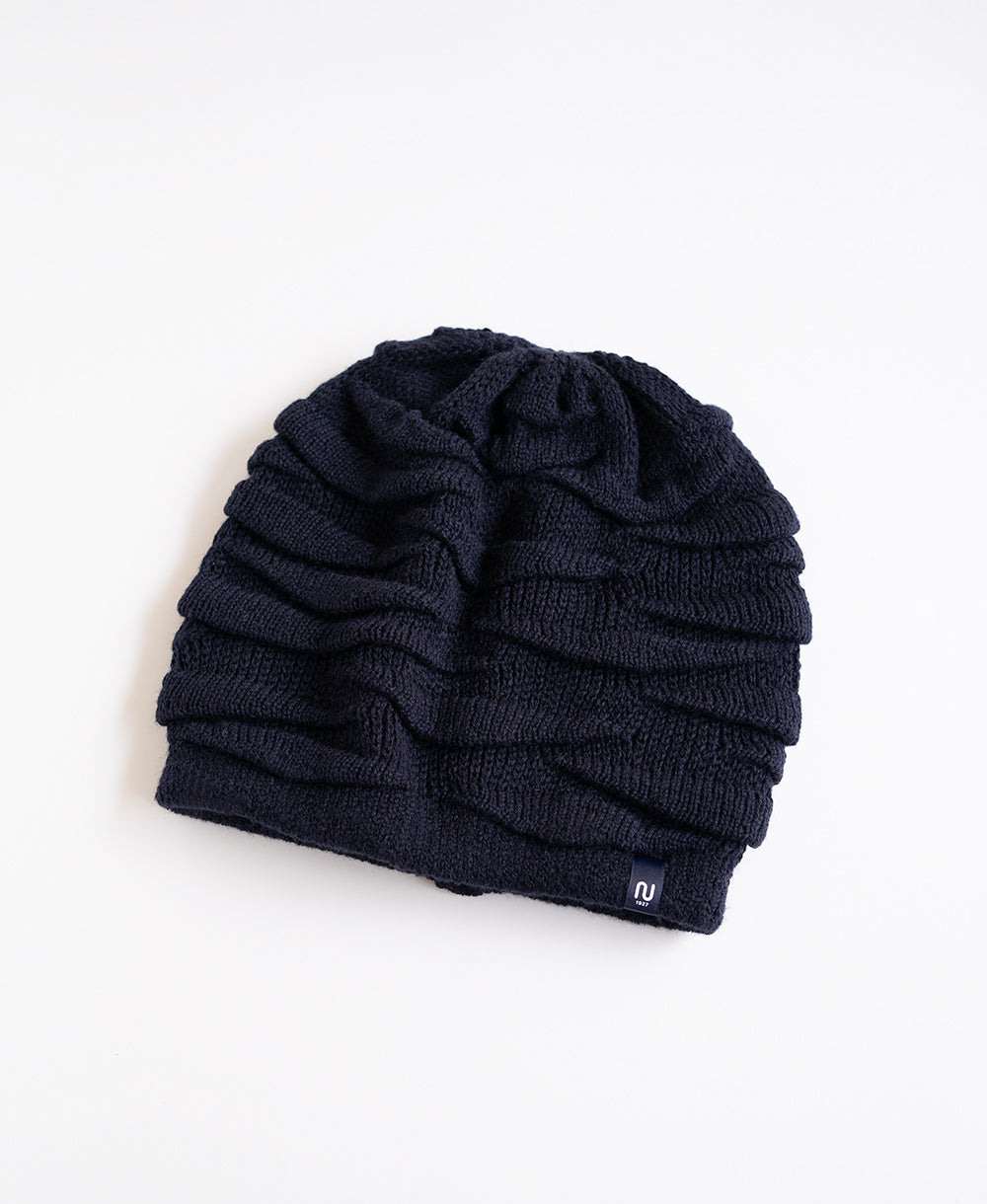 くしゅくしゅニット帽【裏地つき】