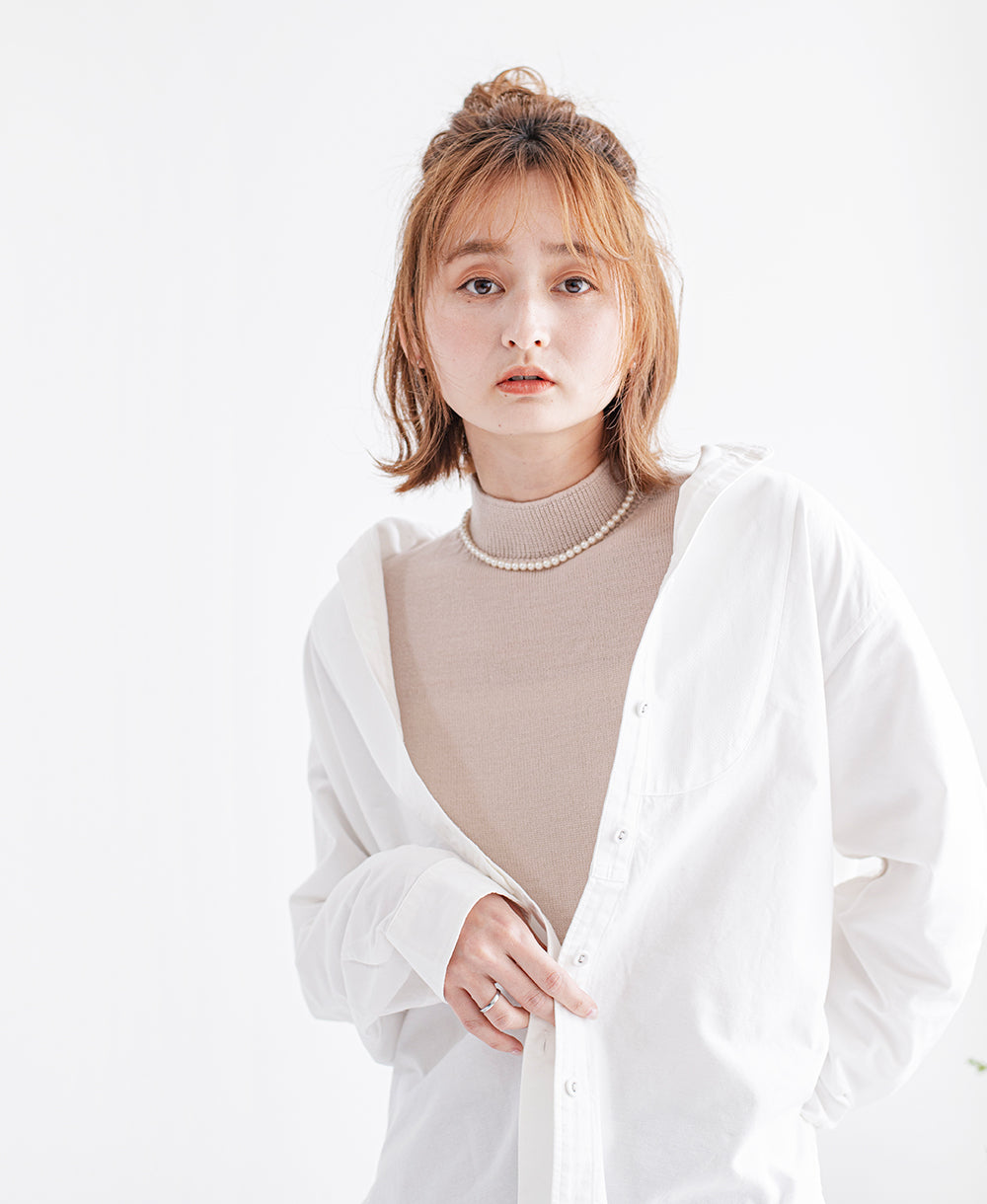 【ハイネック】やわらかインナー【メリノウール】