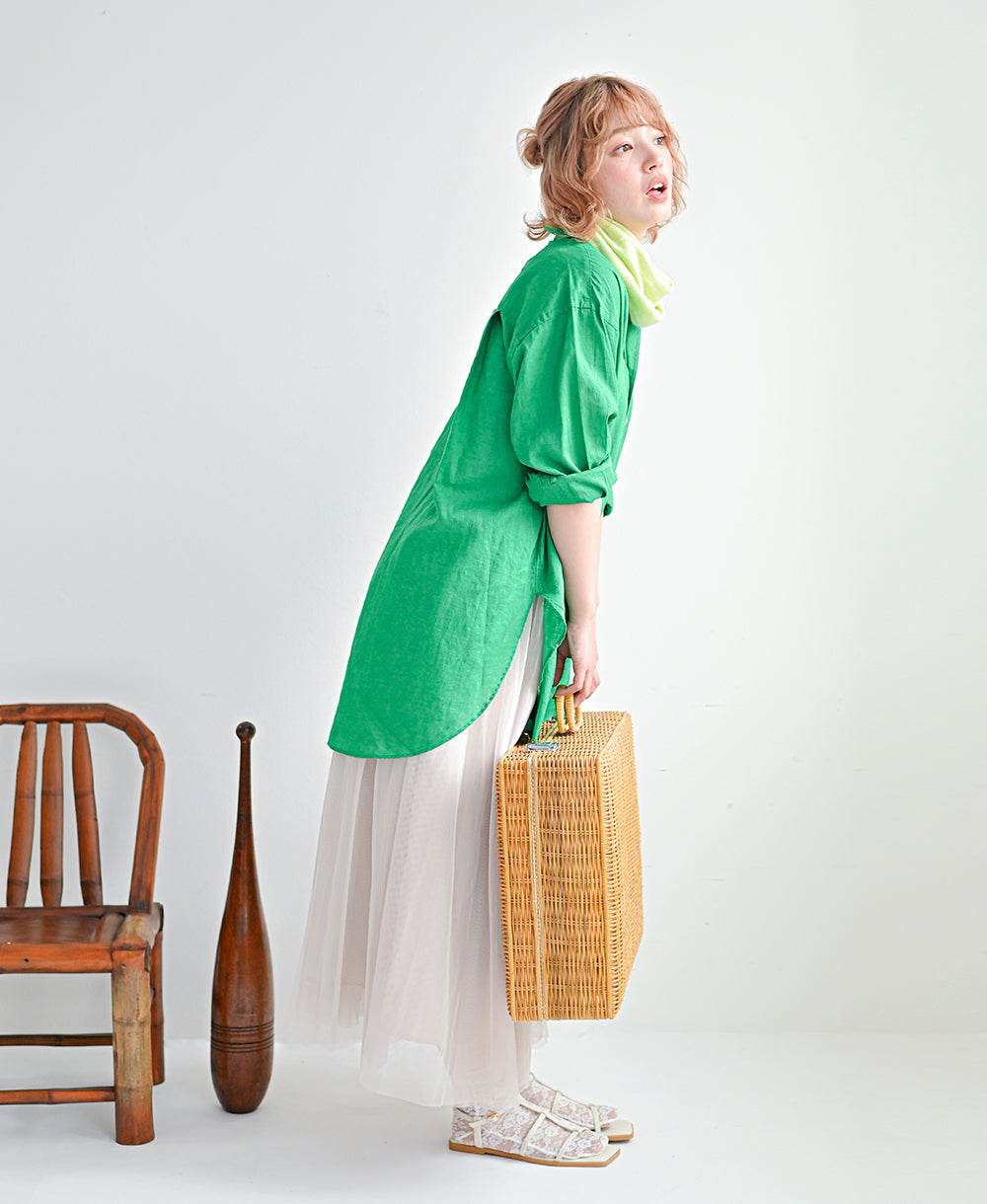 ねじりネックウォーマー【ふわふわシルク】