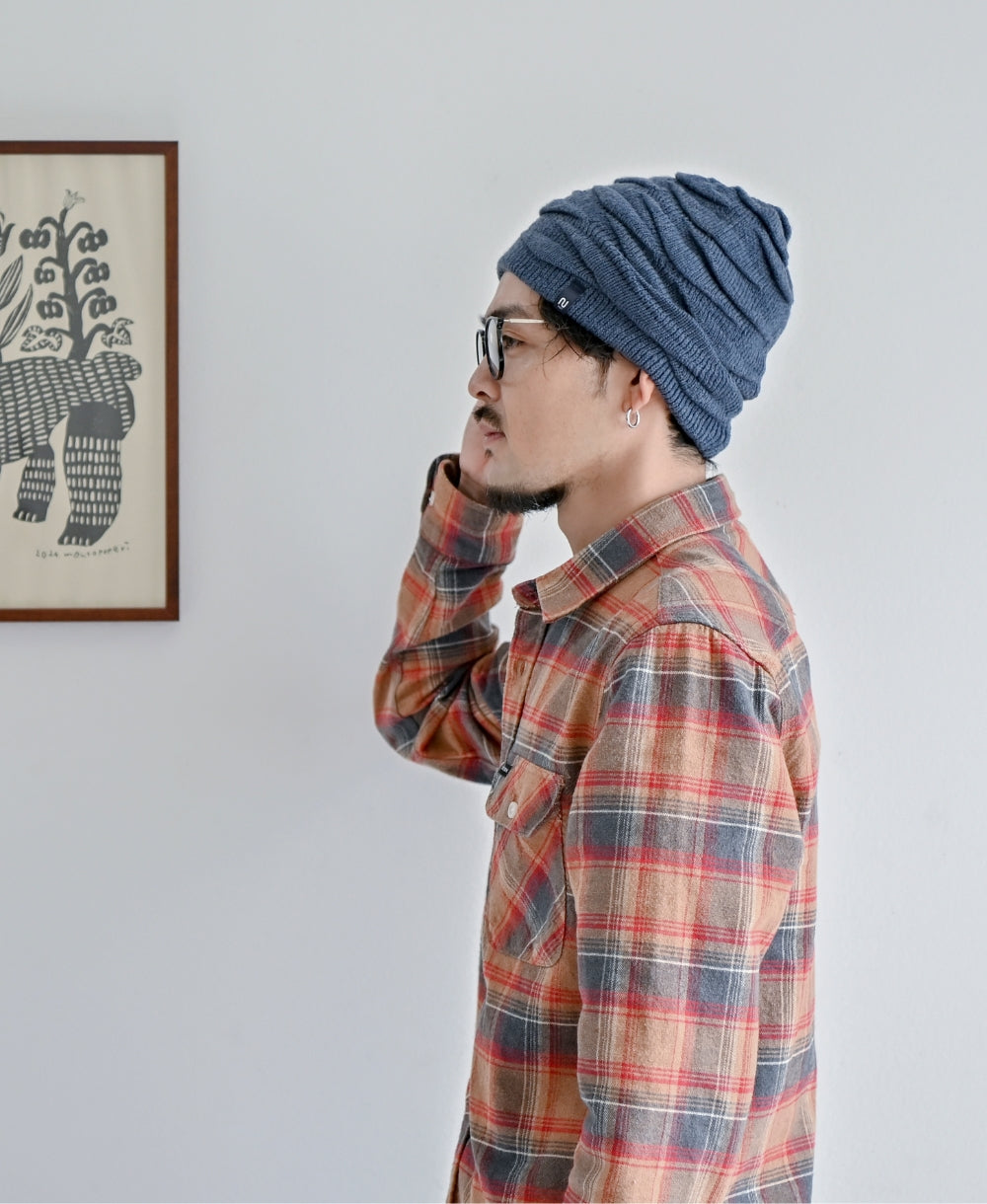 くしゅくしゅニット帽【裏地つき】