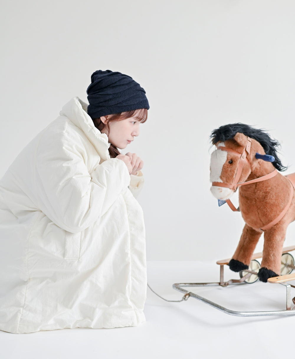 くしゅくしゅニット帽【裏地つき】