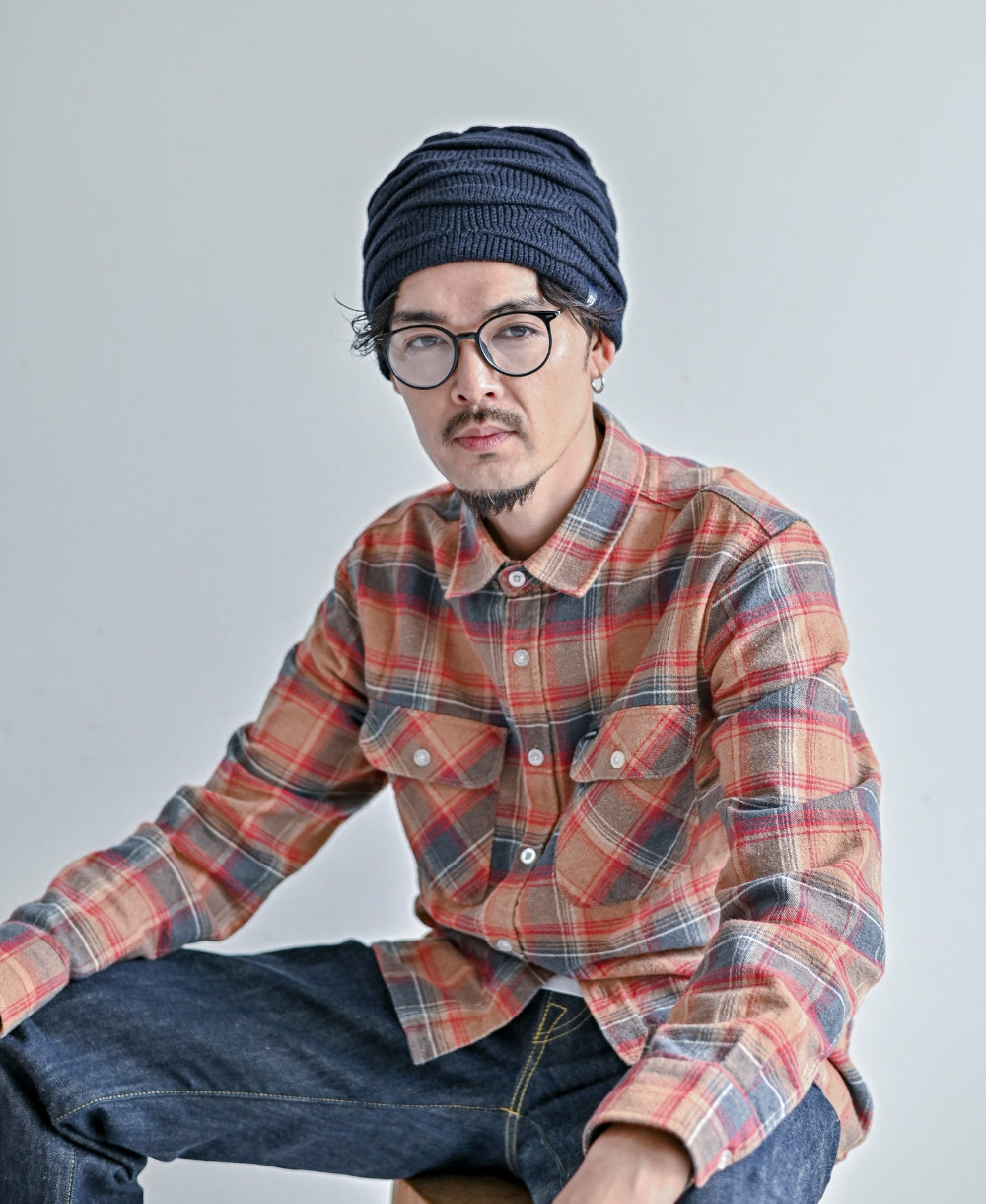 くしゅくしゅニット帽【裏地つき】