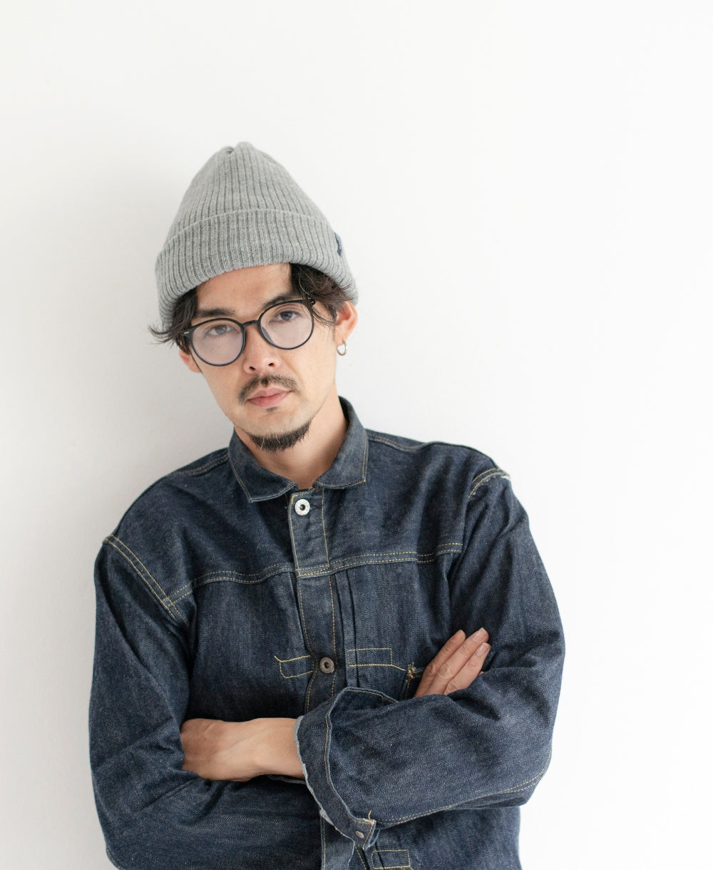 【裏地つき】しっかり厚手のリブ編みワッチ【フレンチメリノ】