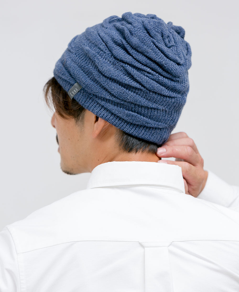 くしゅくしゅニット帽【裏地つき】