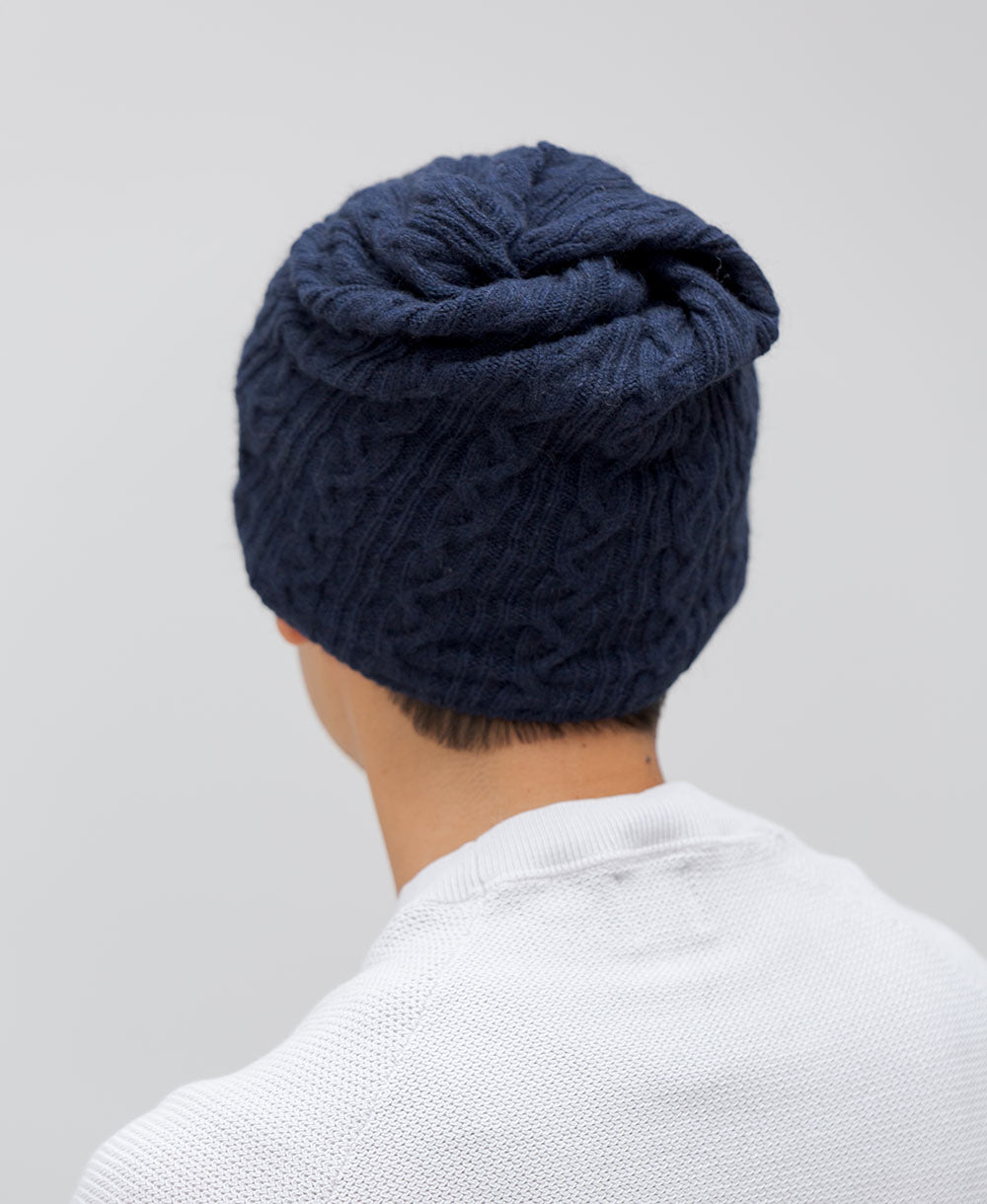 【2WAY】ねじりネックウォーマー【アンゴラ混】