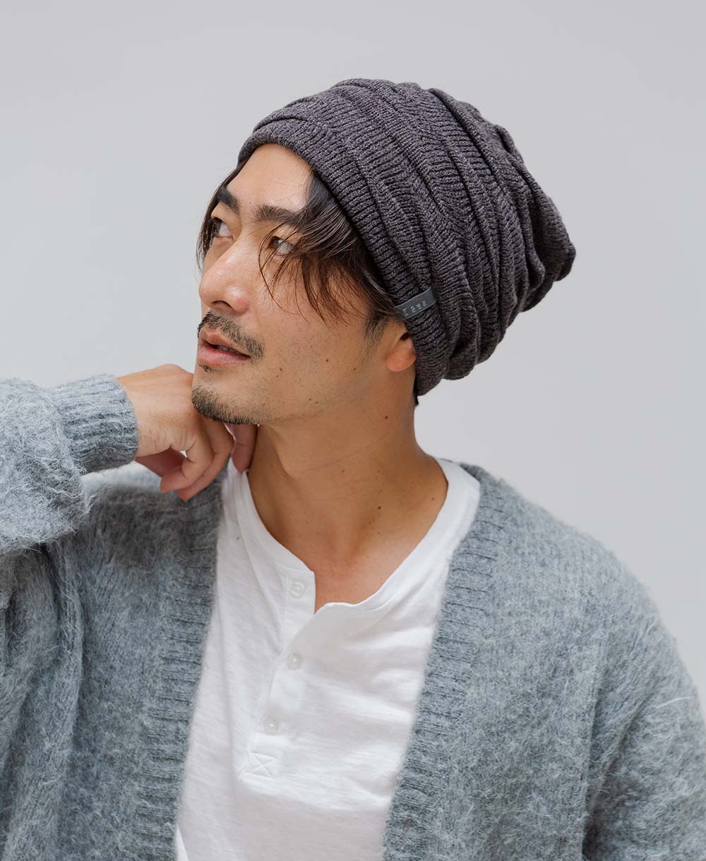 くしゅくしゅニット帽【裏地つき】