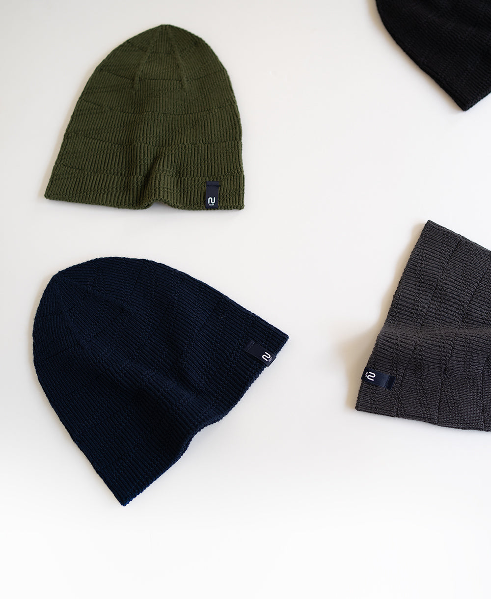 よく伸びる薄手ビーニー帽【オーガニックコットン】