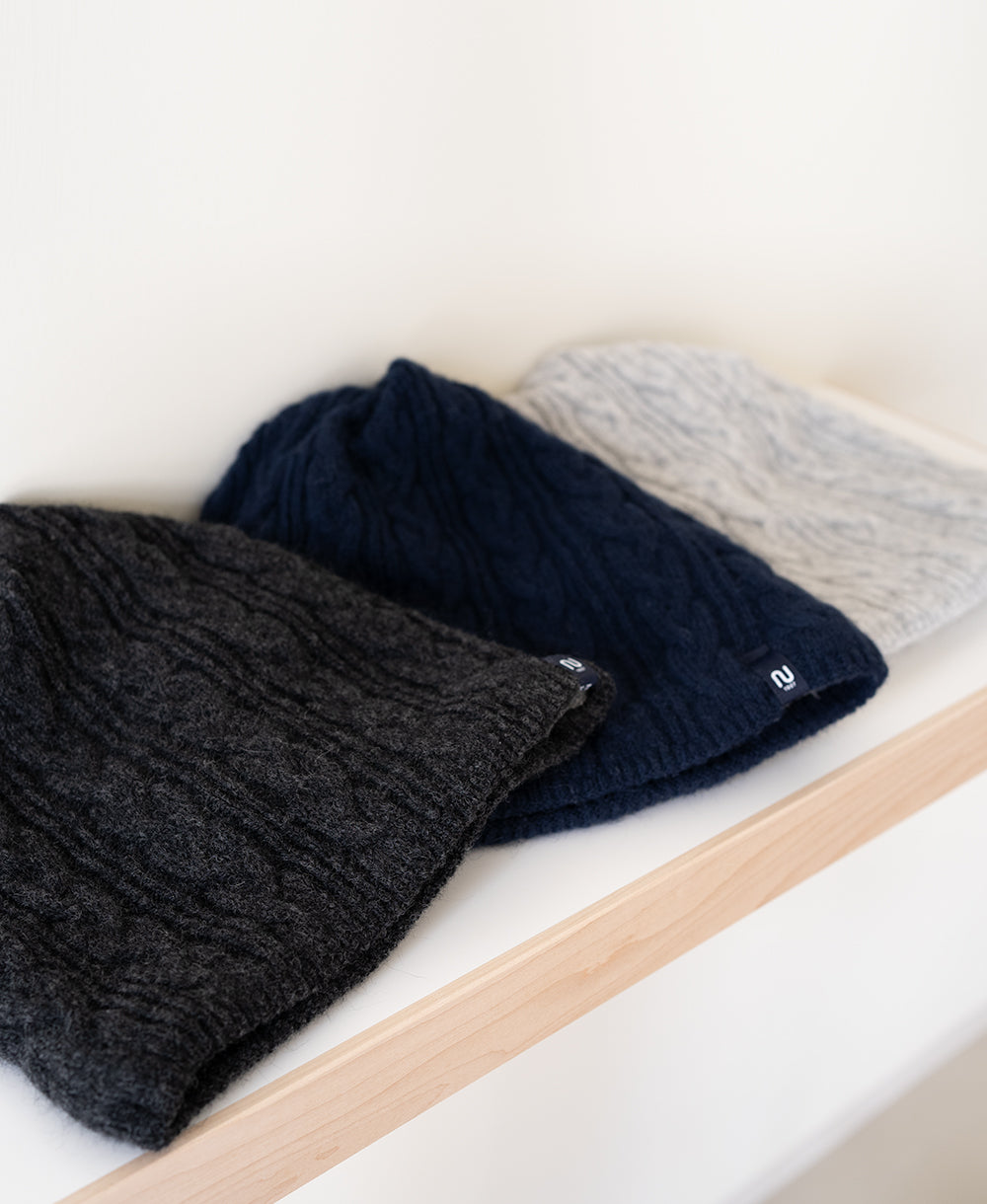 2WAY】ねじりネックウォーマー【アンゴラ混】