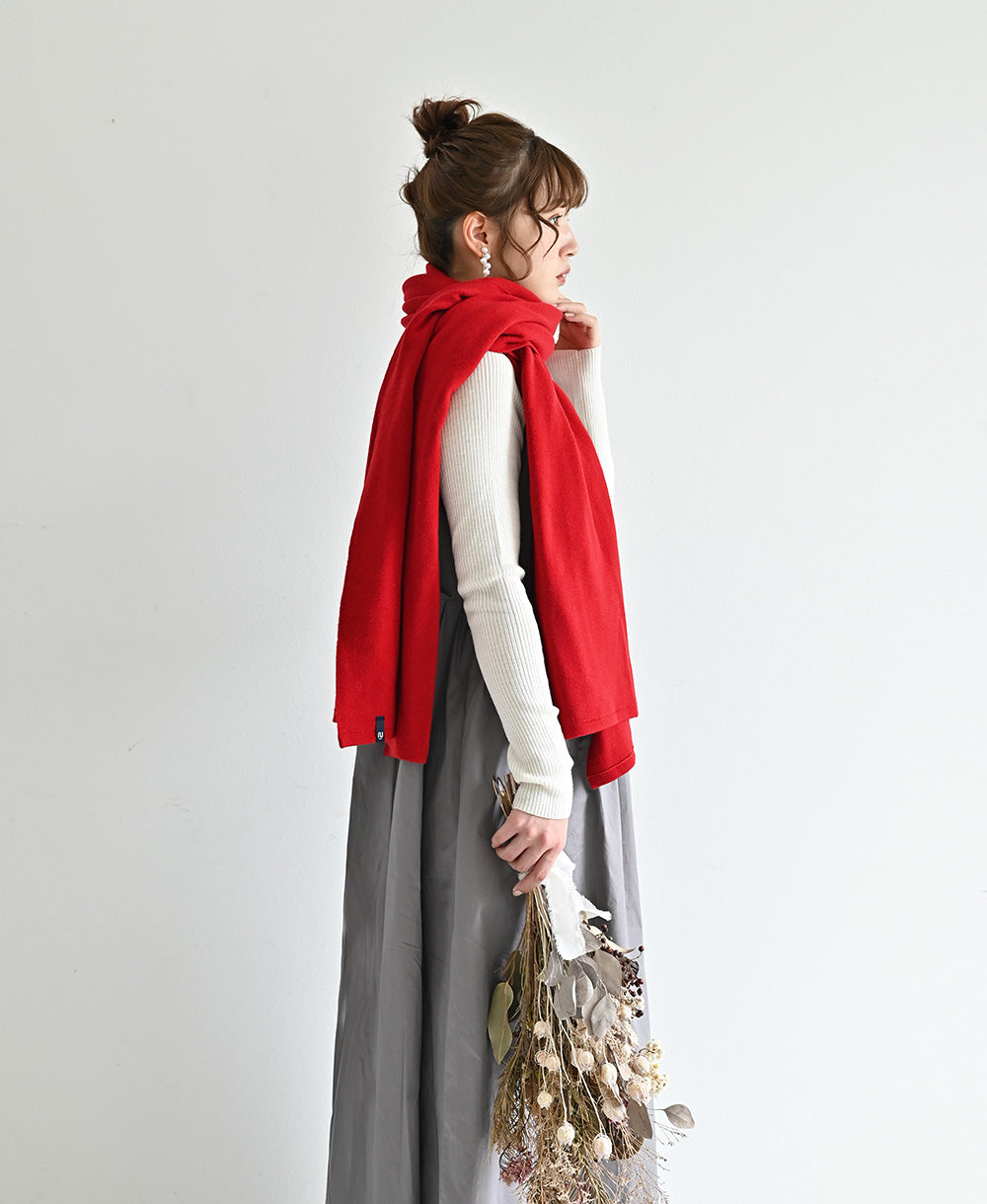 【そばにある、ハレの日】大きめストール【カシミアウール】