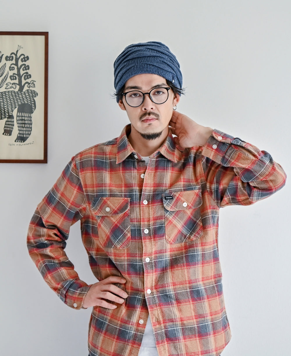 くしゅくしゅニット帽【裏地つき】