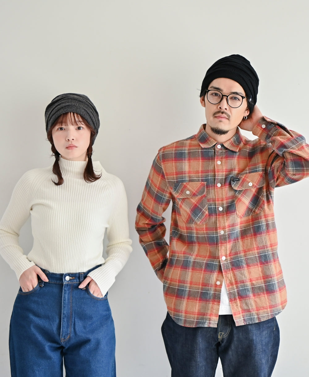 くしゅくしゅニット帽【裏地つき】